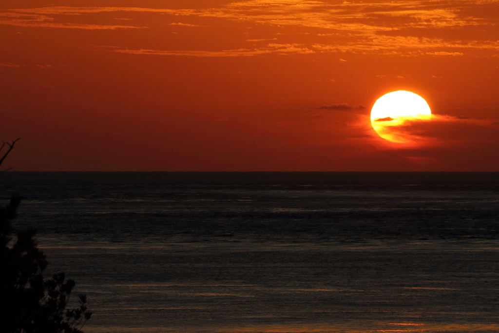十月最初の夕陽　ⅰ