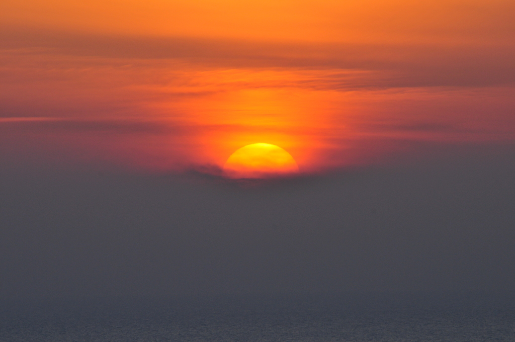 西の島の夕暮れ　弐