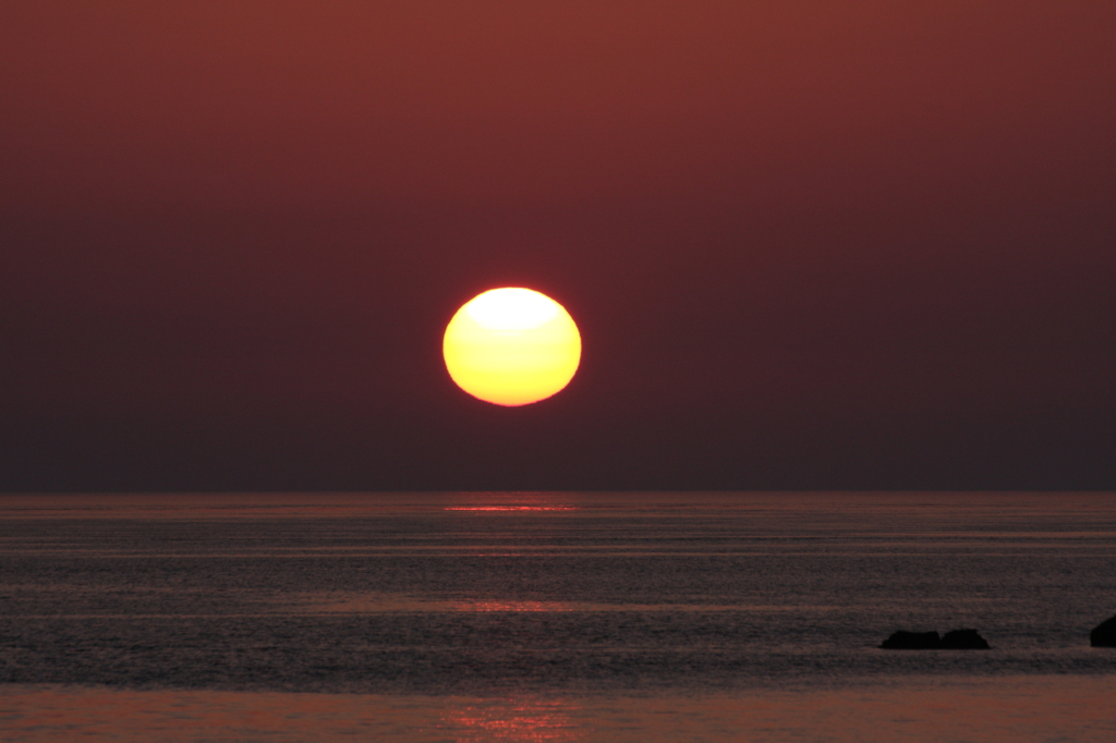 島の夕暮れⅢ
