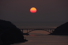 2013年彼岸の夕陽Ⅱ
