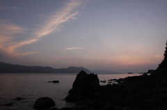 島の夕暮れⅤ