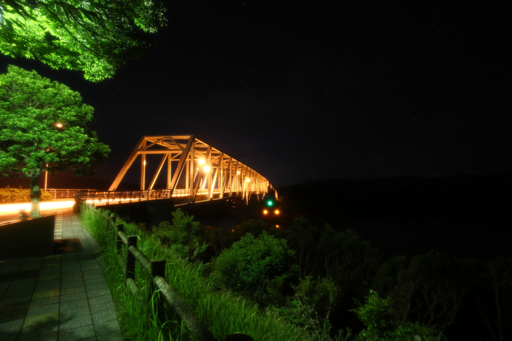 大橋からの天の川