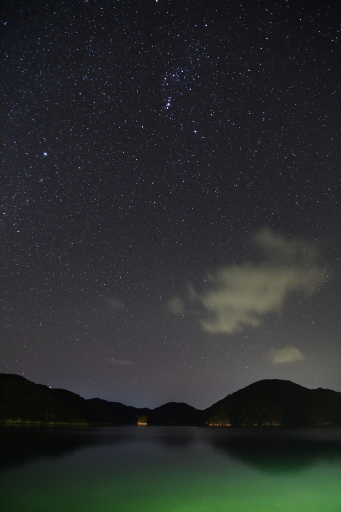 エメラルドグリーンの海と星空Ⅱ