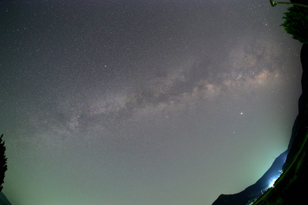 20時20分　西の島の天の川