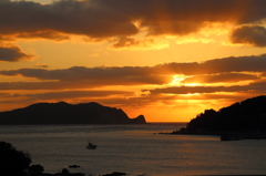 島の夕陽Ⅱ