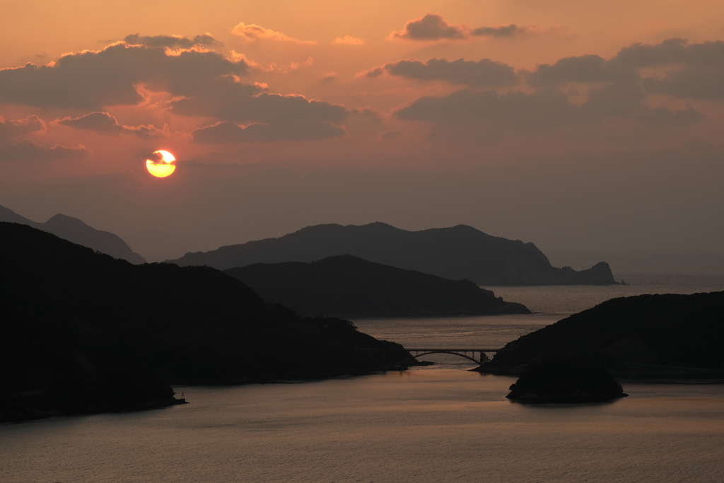 久々の夕陽　ⅰ