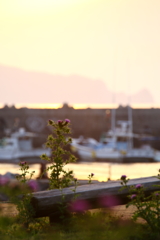 漁村の夕焼けⅢ