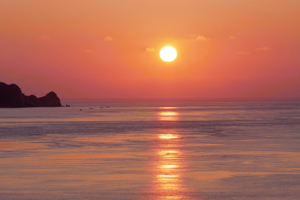 島の夕陽　ⅲ