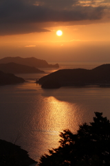 島の夕陽Ⅱ