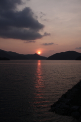 島の夕陽Ⅱ