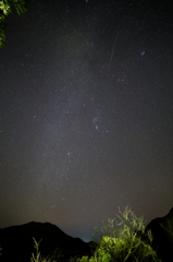 星降る島の夜