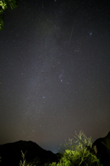 星降る島の夜