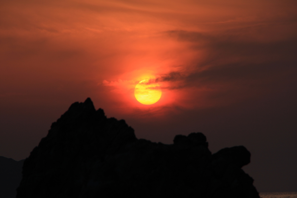 帰ってきた夕陽