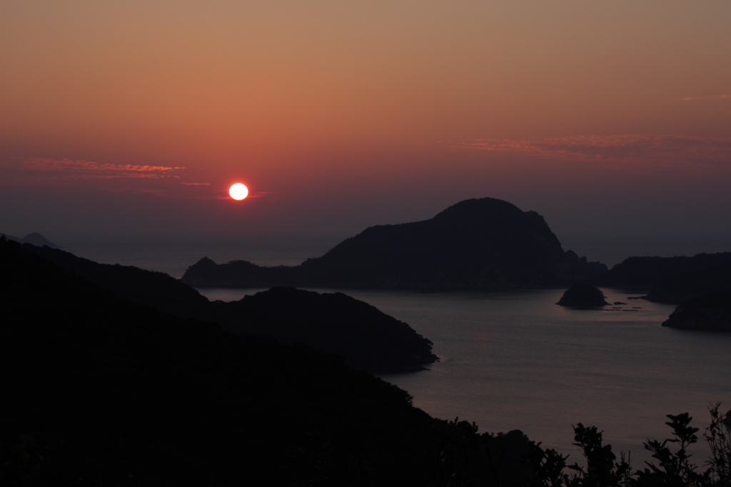 島の夕陽Ⅰ