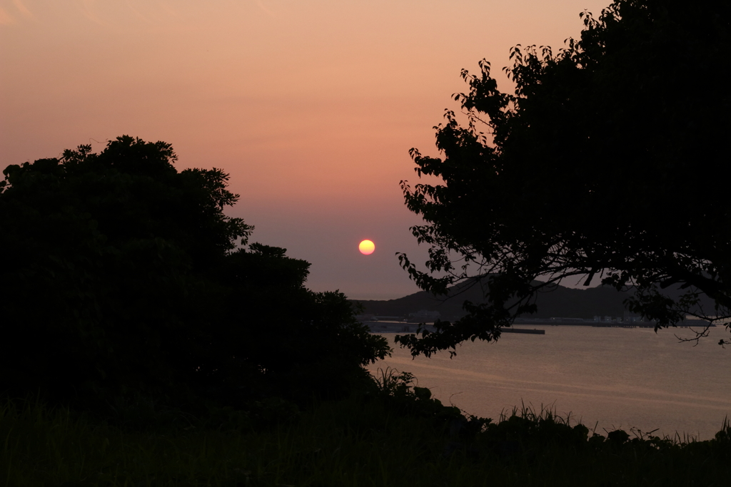 島の夕陽Ⅲ