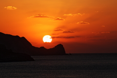 島の夕陽Ⅱ