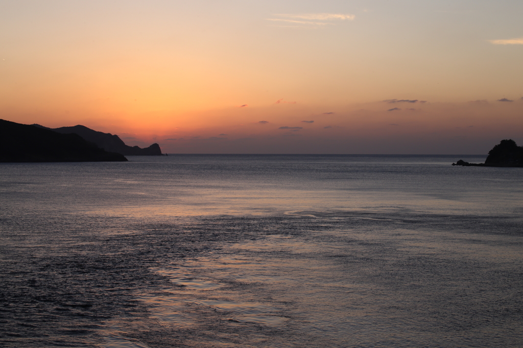島の夕陽Ⅵ