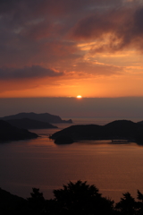 島の夕陽Ⅲ