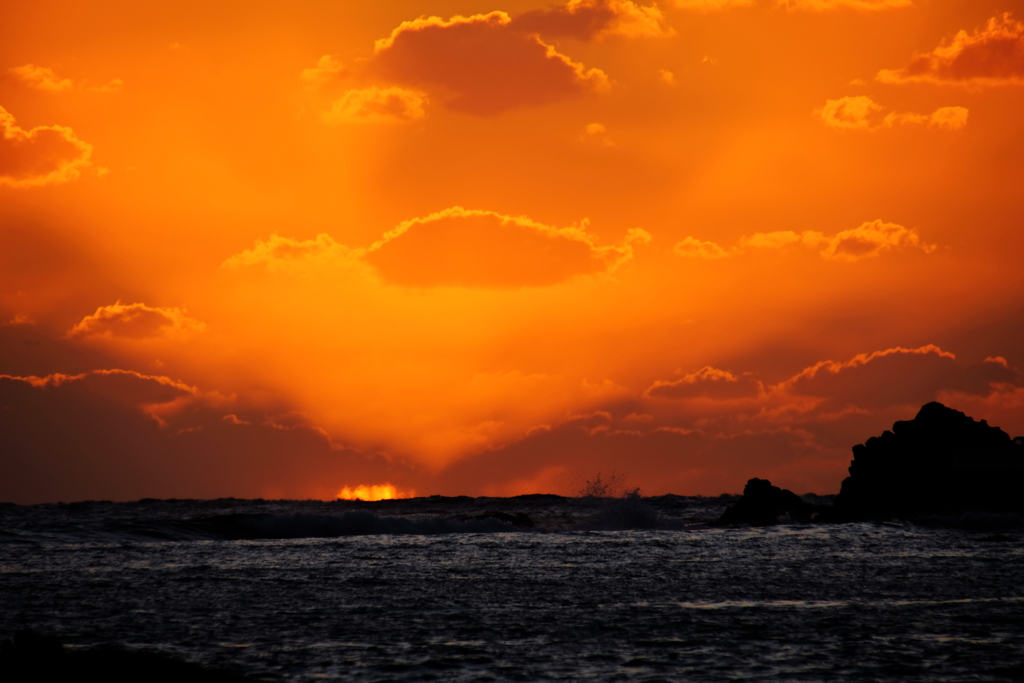 時化の夕暮れ　Ⅴ