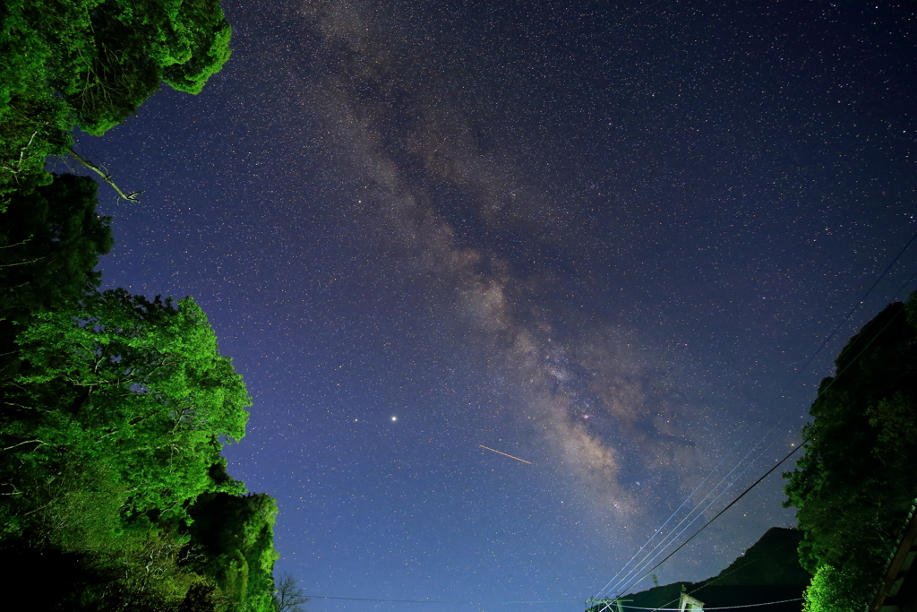 夜明け前の天の川　弐