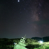 廃船と天の川