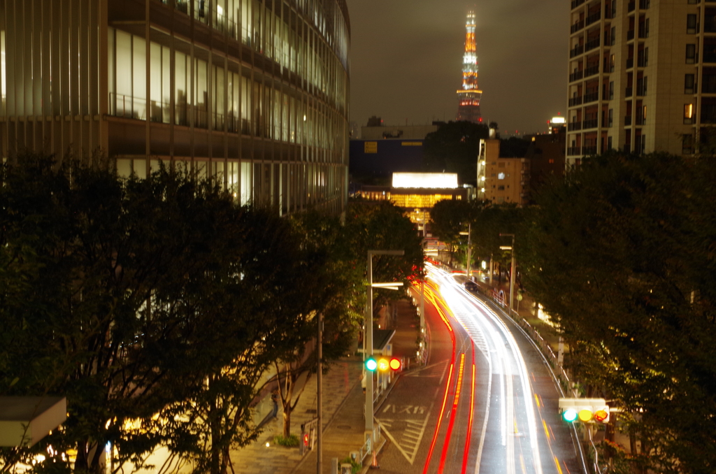 けやき坂と東京タワー