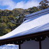 上賀茂に降る雪