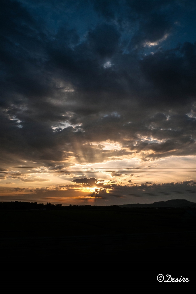 夏の夕暮