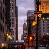 夕暮のNYC