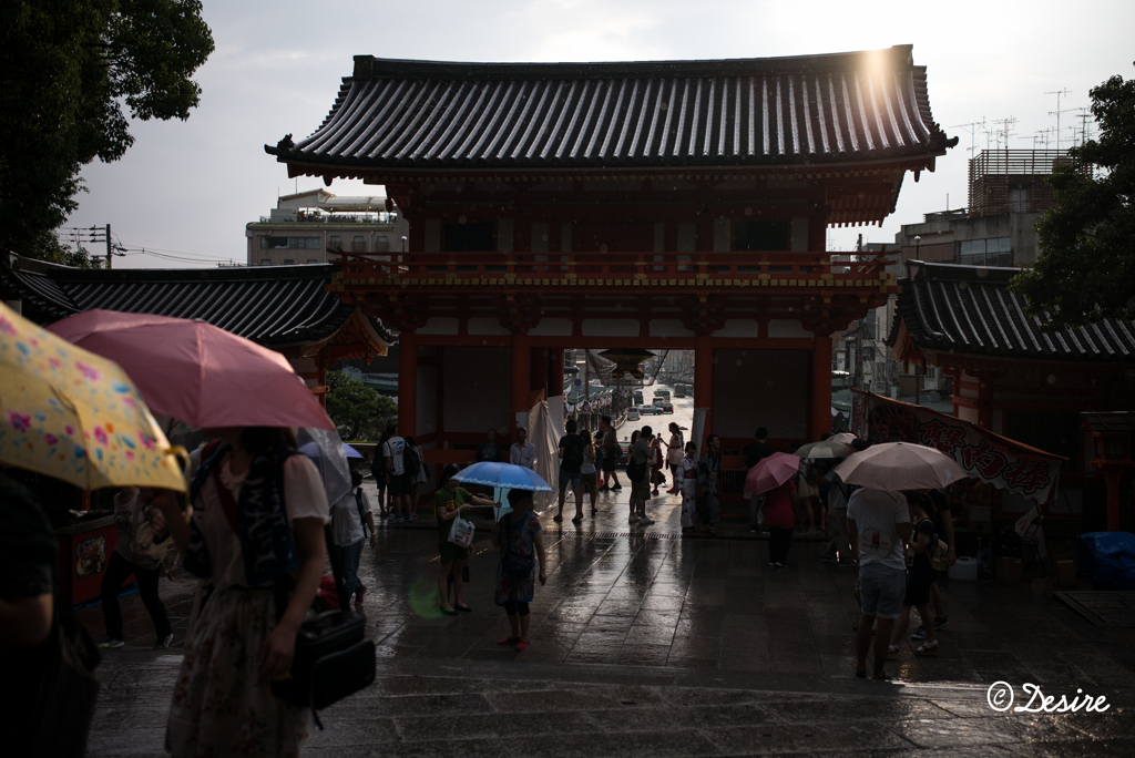 文月の八坂神社