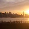 Manhattan's rising sun