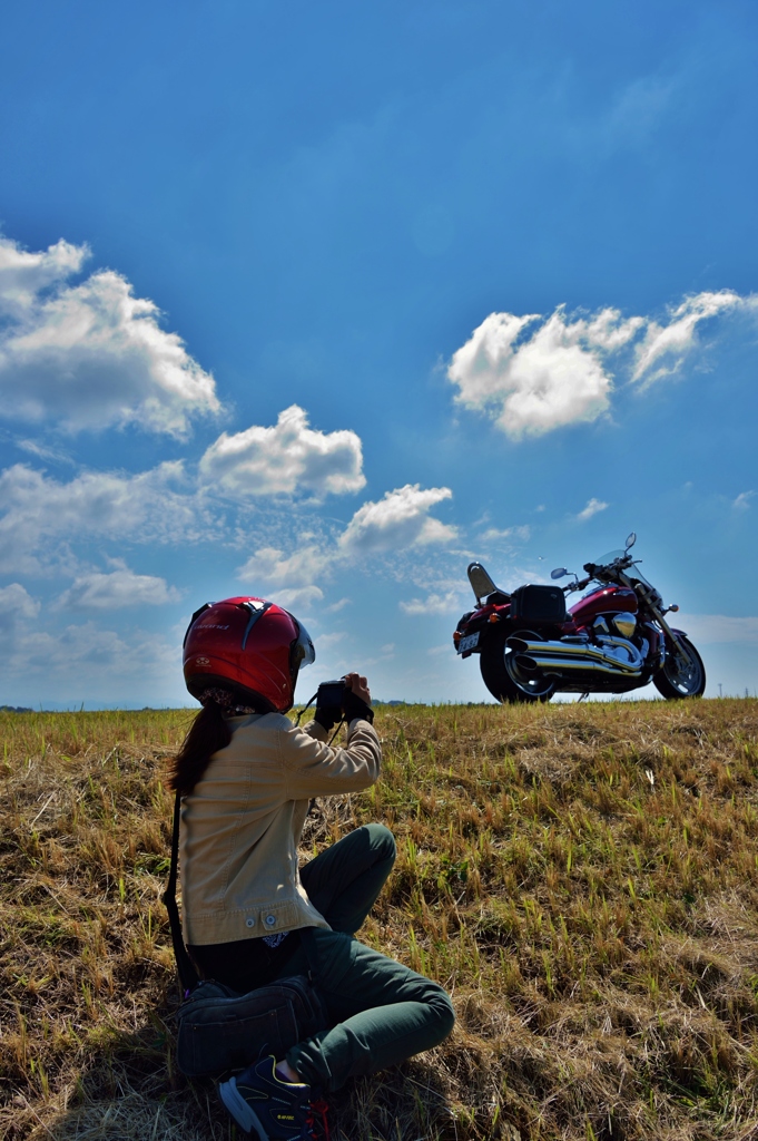 wife ＆　bike