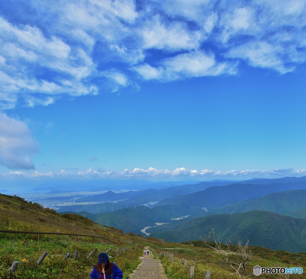 琵琶湖から伊吹山へ