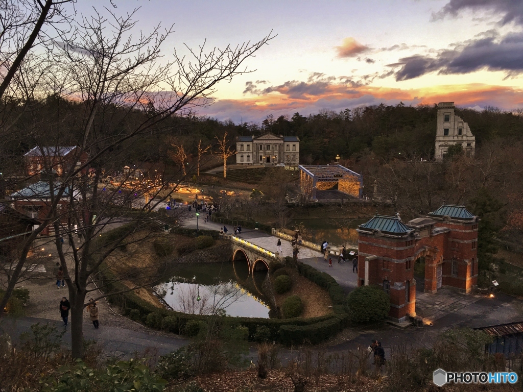 明治村の夕暮れ