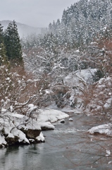 大日川の雪景色