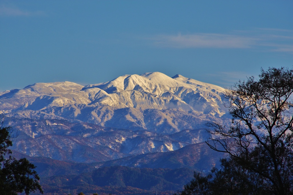晴れの白山