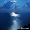 碧い海