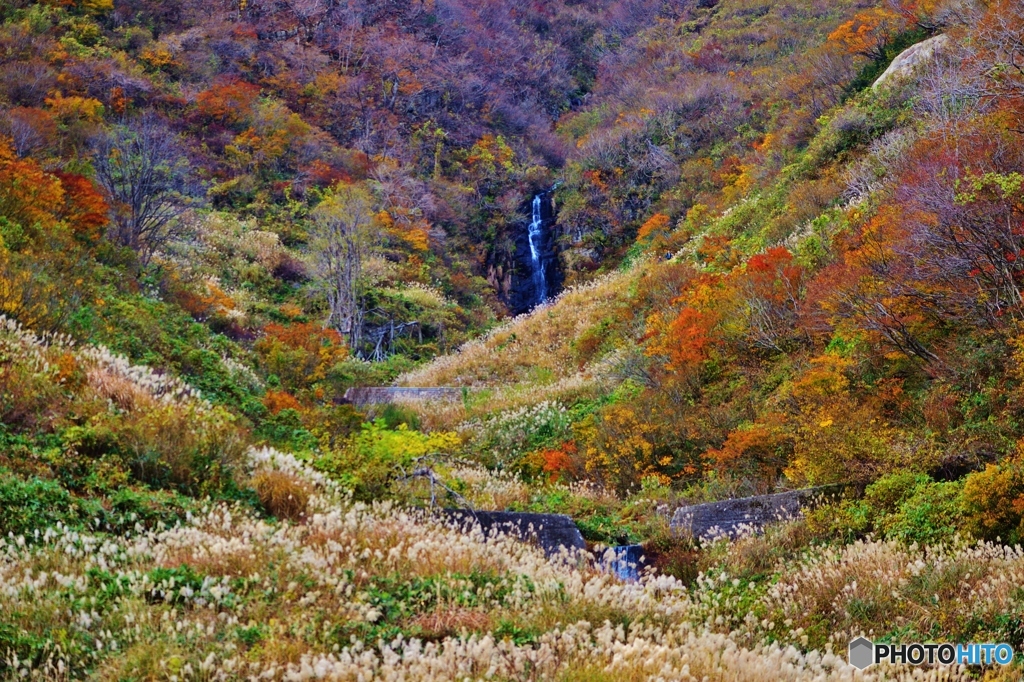 峠の八反滝　