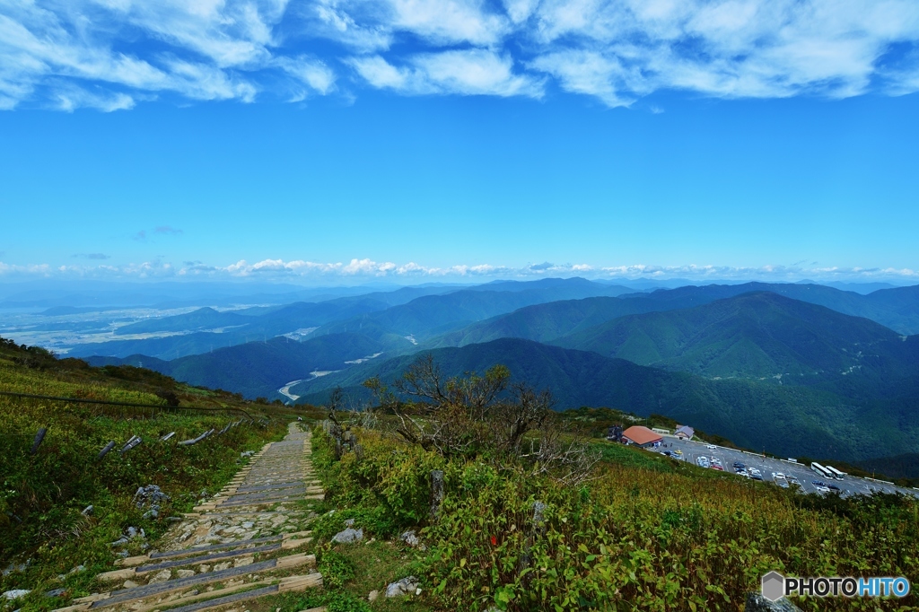 伊吹山登山道
