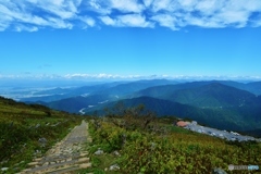 伊吹山登山道