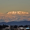 浮かぶ雪山