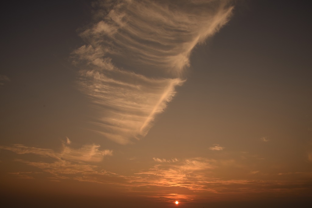 雲の道