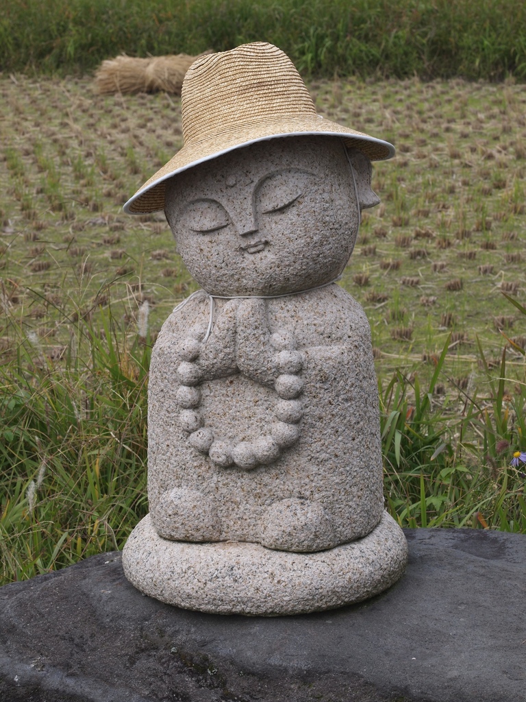 麦わら帽子が似合うお地蔵さん♪ 信州常楽寺③