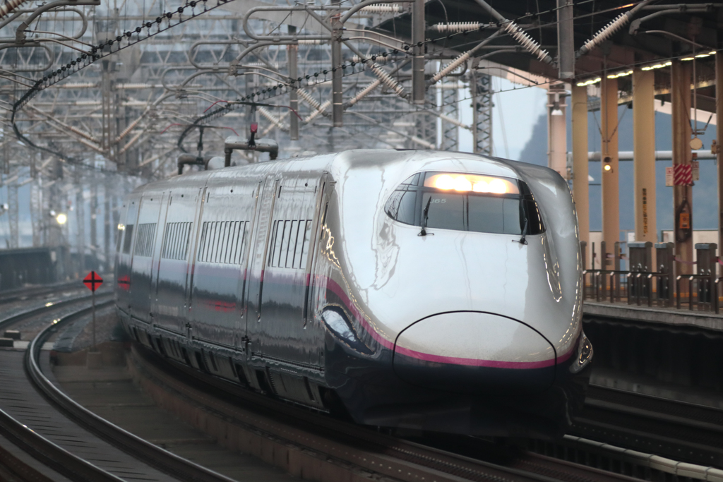 日没の通過車両