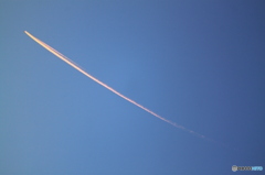 contrail　(飛行機雲）