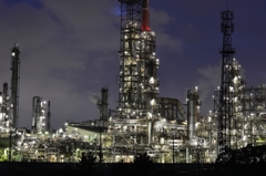 Illuminations of the factory