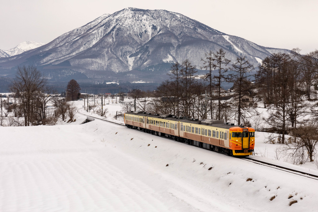 雪景色と鉄道①