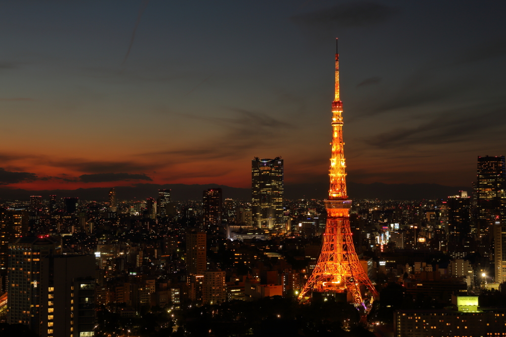 マジックアワーと東京タワー