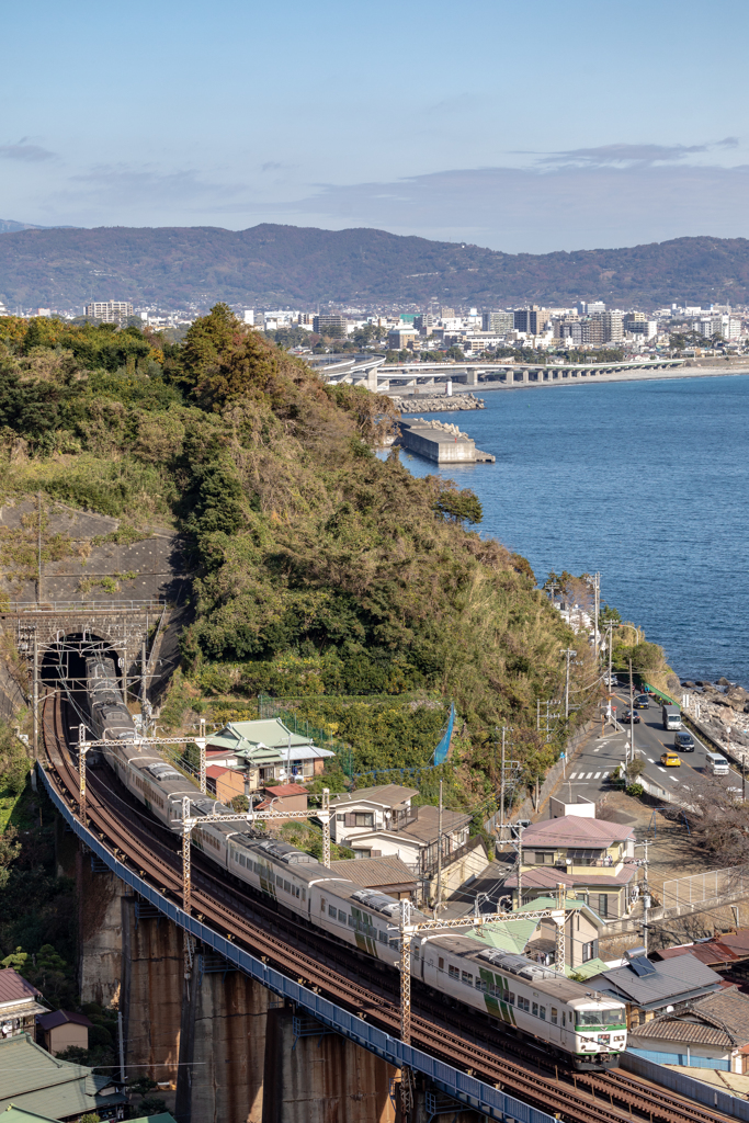 小田原の空と海と鉄道と①