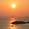 瀬戸内の夕日